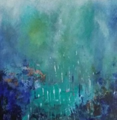 FOND MARIN 80x80cm