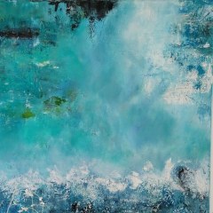 MER TURQUOISE 80x80cm