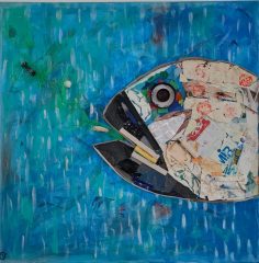 PLASTIC BARRACUDA 80x80cm