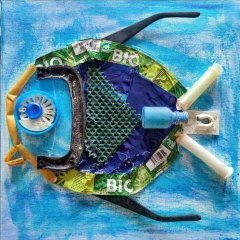ORGANIC-BLUE-FISCH 30x30cm